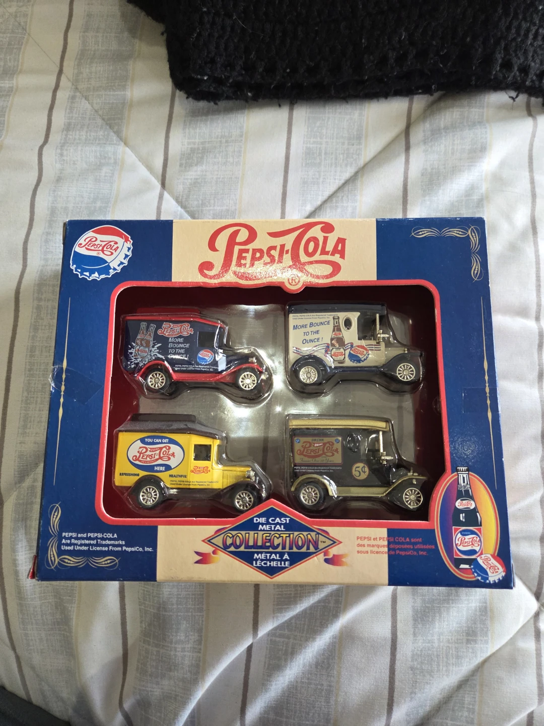 Pepsi-Cola Die Cast Metal Collection Set of 4 Trucks