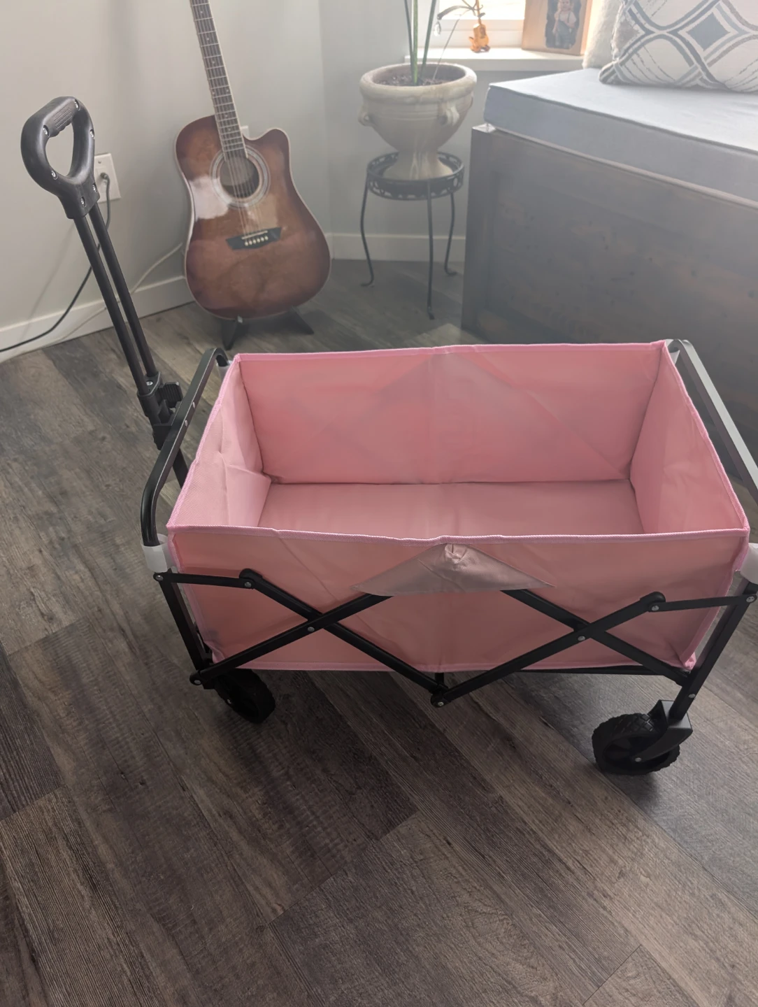 Pink Collapsible Folding Wagon