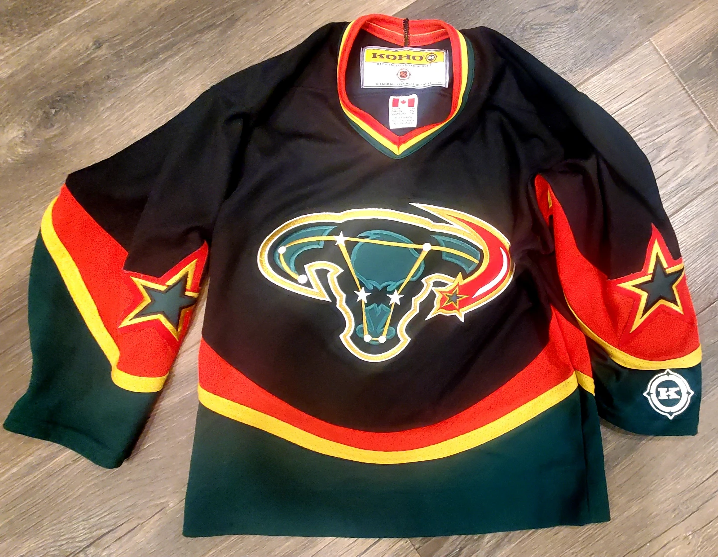 Dallas Stars Mooterus Cow Bull NHL Hockey Jersey ( vintage )