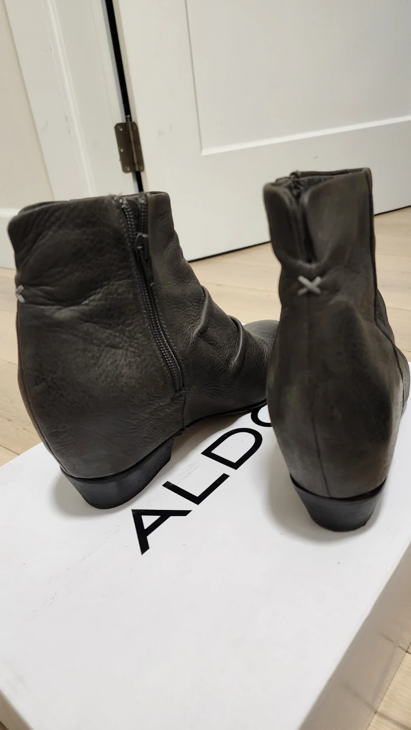 ALDO Women's Grey Ankle Boots Size 8