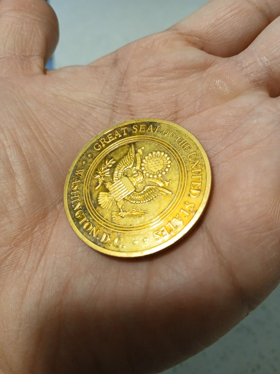 Korean War Memorial Challenge Coin Washington D.C. - photo 3