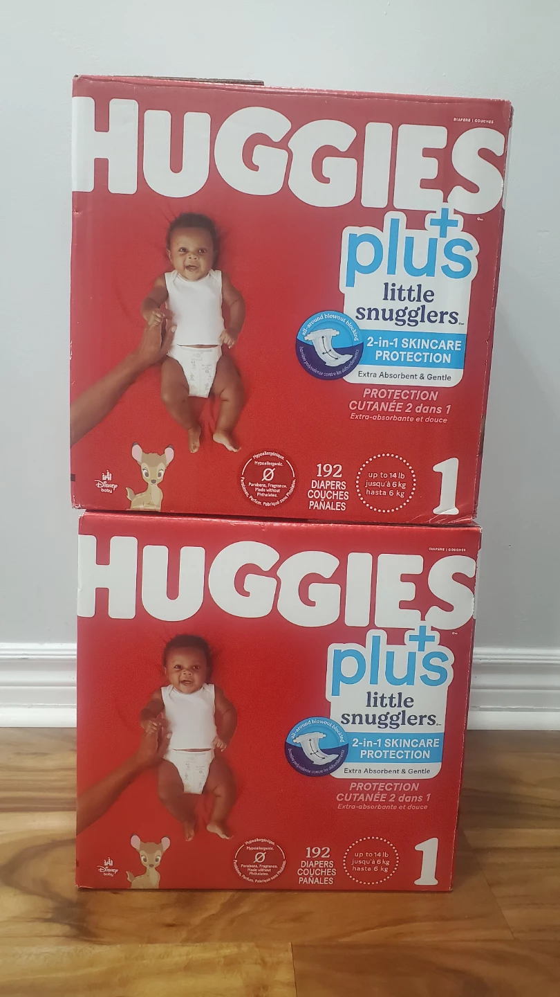 Huggies Plus Little Snugglers Diapers Size 1 - photo 2