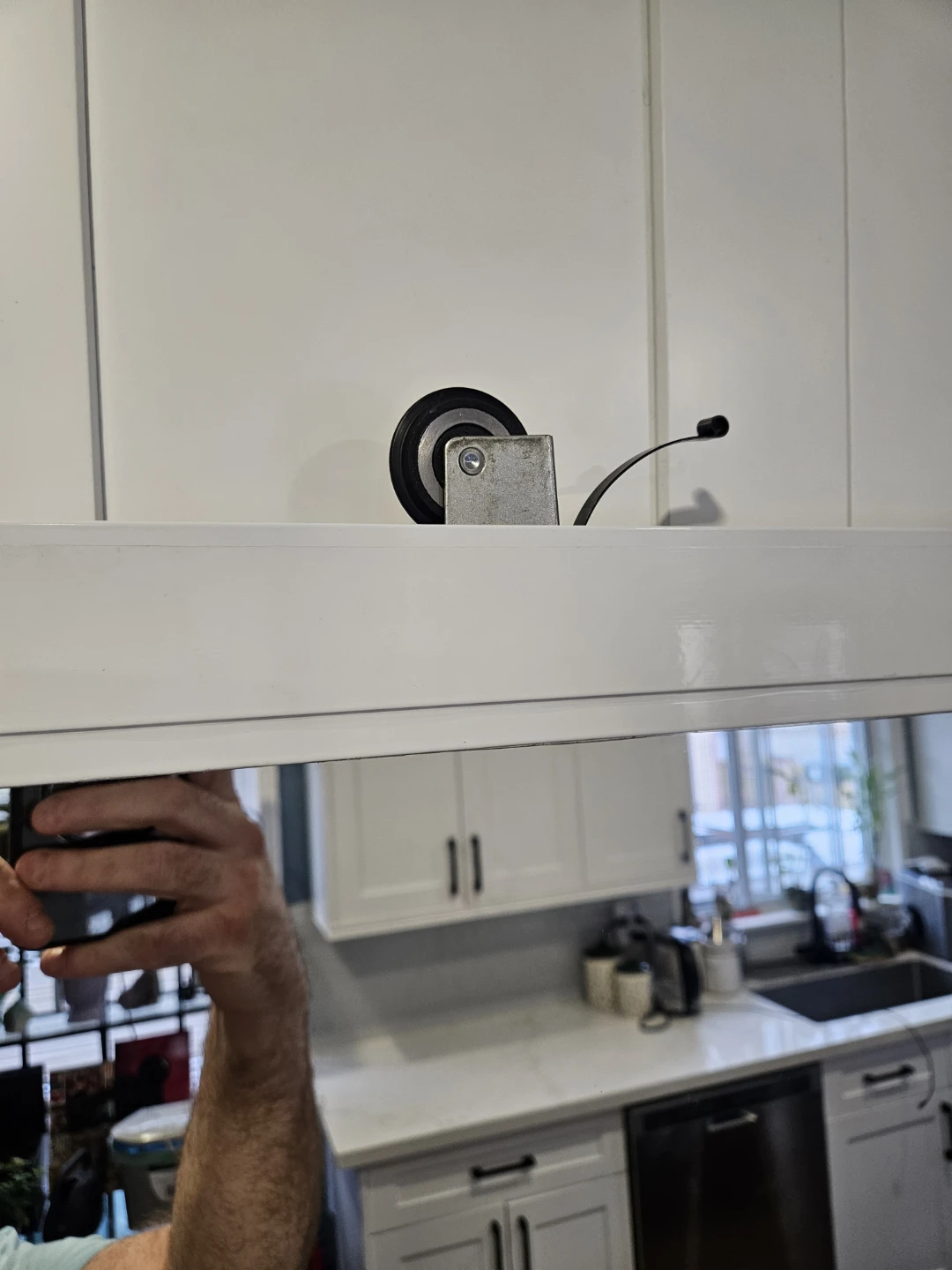 Full Length Mirror with Sliding Door Hardware - photo 2