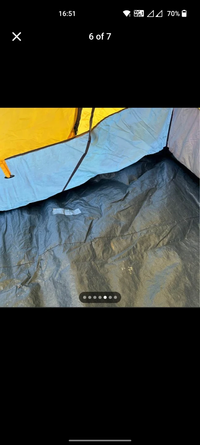 Conquest 5-6 Person Dome Tent - Yellow/Grey - photo 5