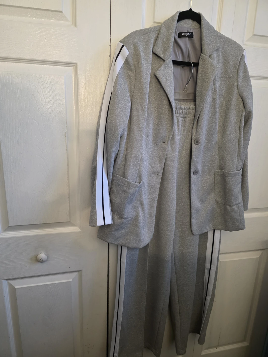 CHICME Grey Tracksuit Set - Blazer & Pants
