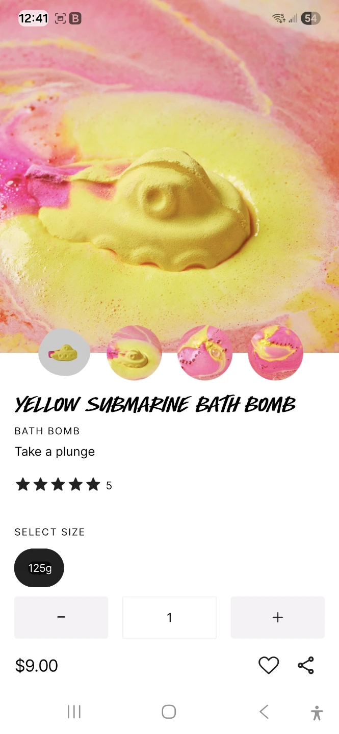 Yellow Submarine Bath Bomb