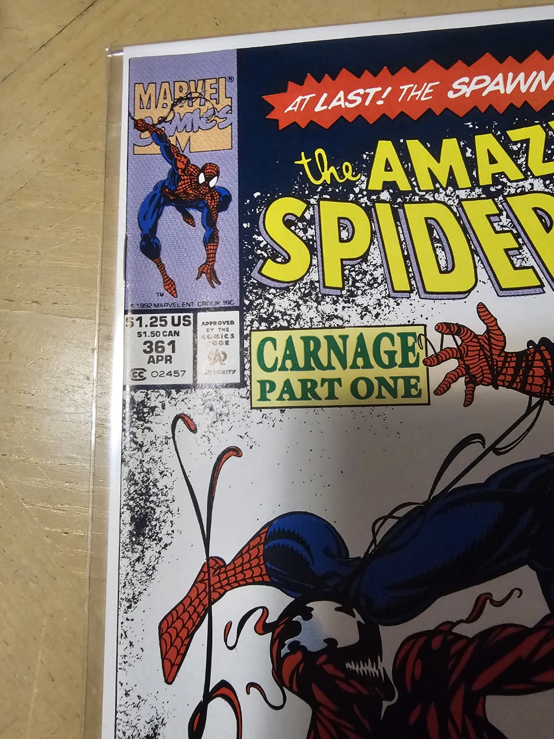 Marvel Comics Amazing Spider-Man #361 Carnage 1st App - photo 2