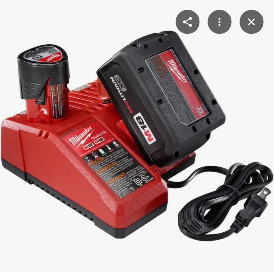 Milwaukee Tool Set- M18 FUEL Drill + M12 Laser + Dual Charger - photo 4