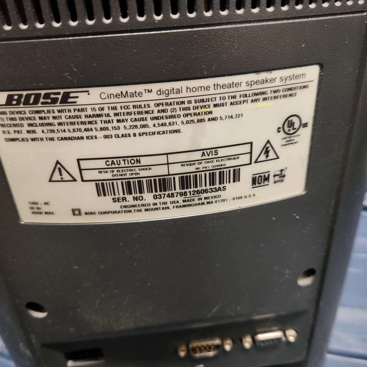 Bose Acoustimass 10 Series IV Home Theatre Speaker System - photo 3