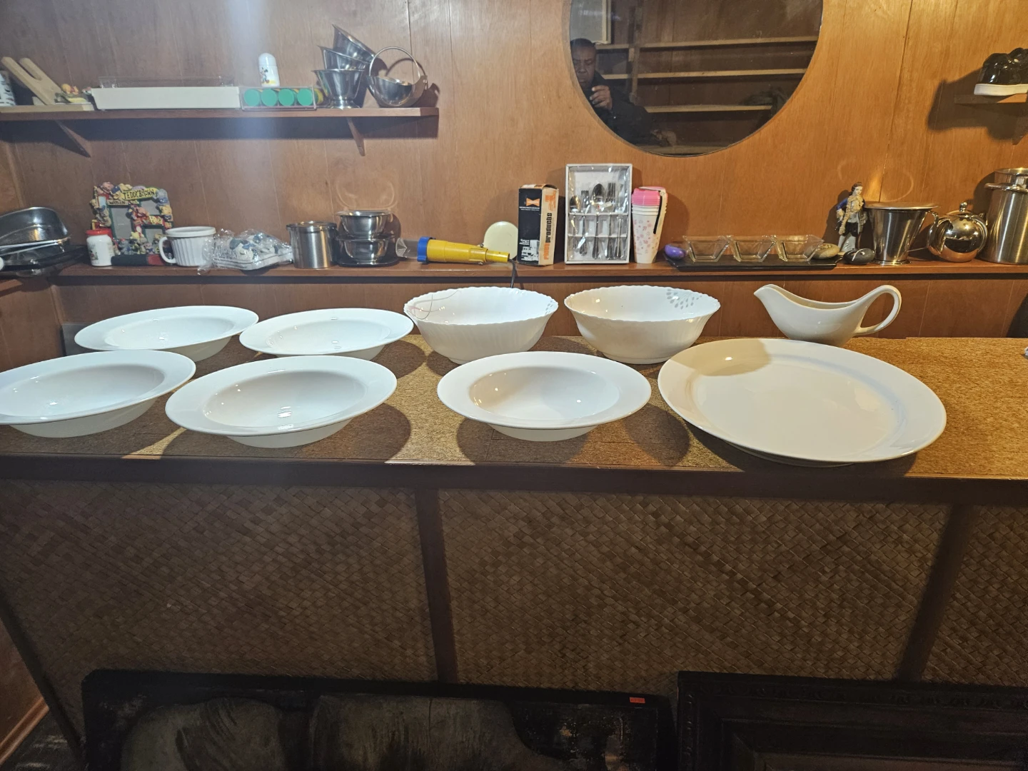 White Oval Serving Platter - photo 4