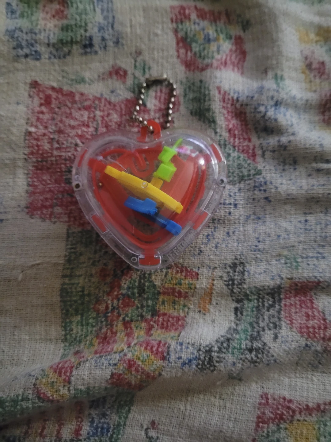 Heart Shaped Maze Keychain