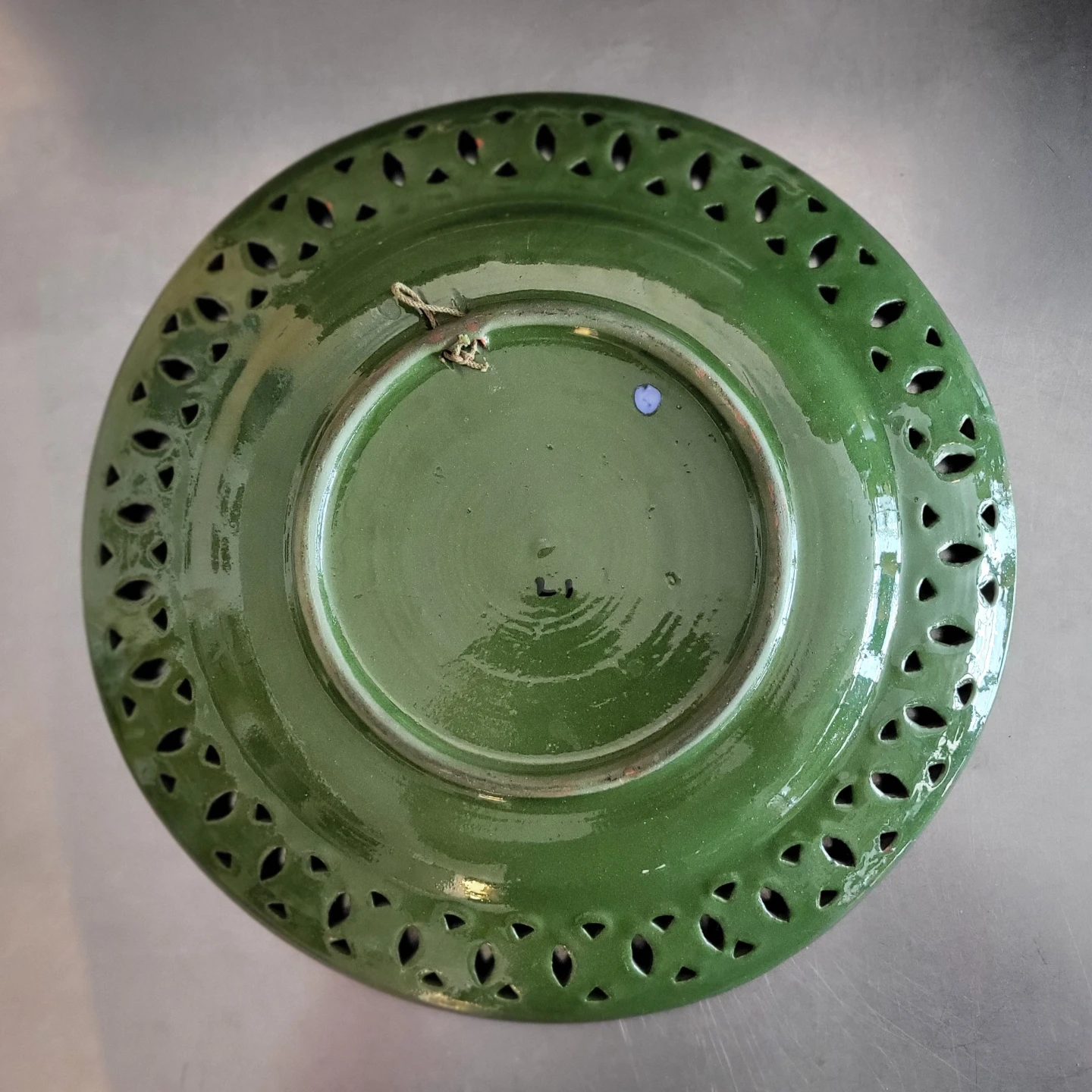 Handmade ceramic decorative plate - photo 2