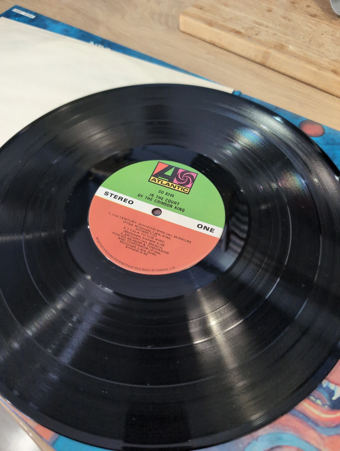 King Crimson In The Court Of The Crimson King Vinyl LP Record - photo 4
