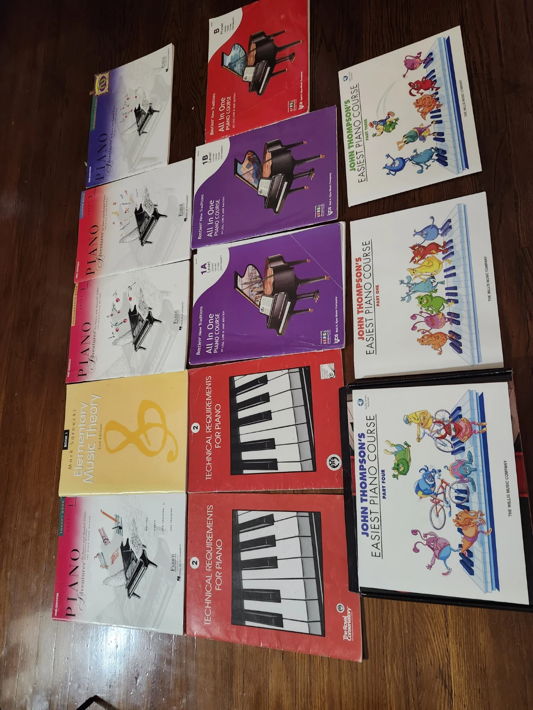 Assorted Piano Lesson Books for beginners