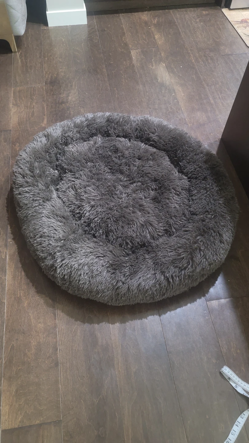 Fluffy Round Dog Bed (new never used) - photo 3