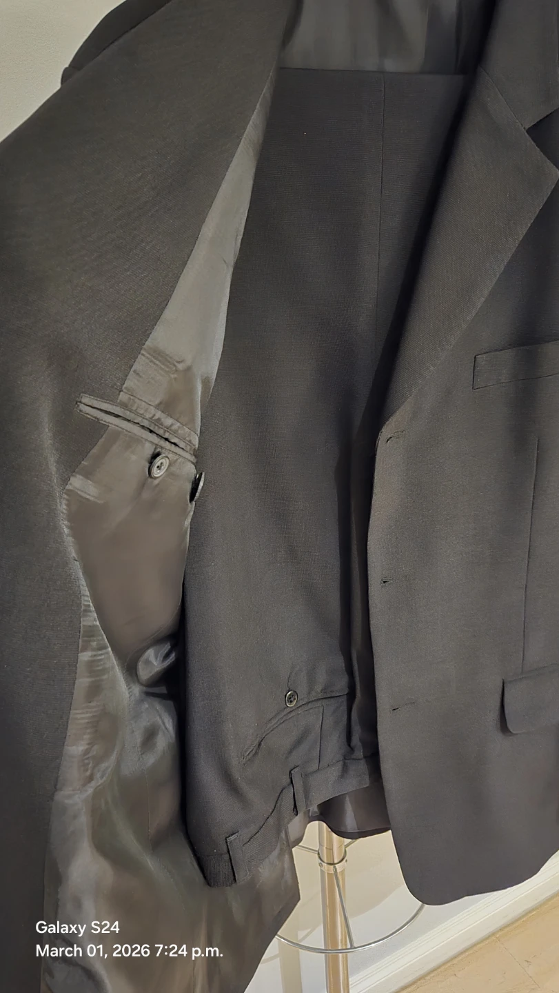 Black Suit Jacket and Pants - photo 2