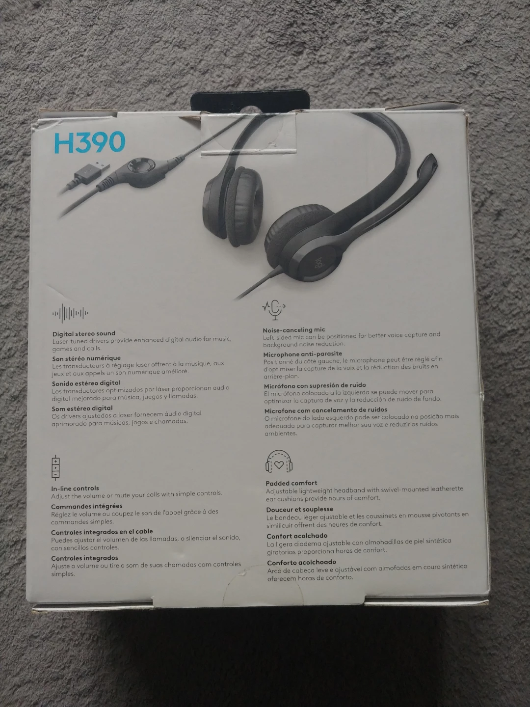 Logitech H390 USB Computer Headset - photo 3