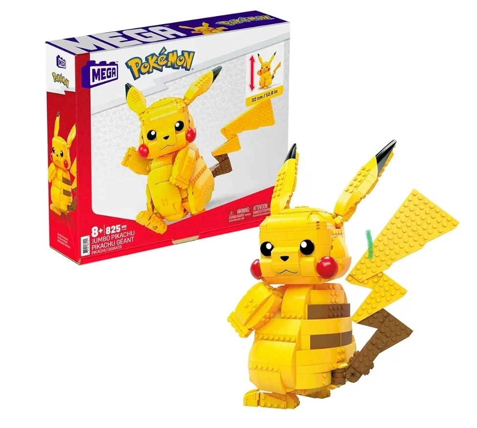 Mega Pokemon Jumbo Pikachu Building Set