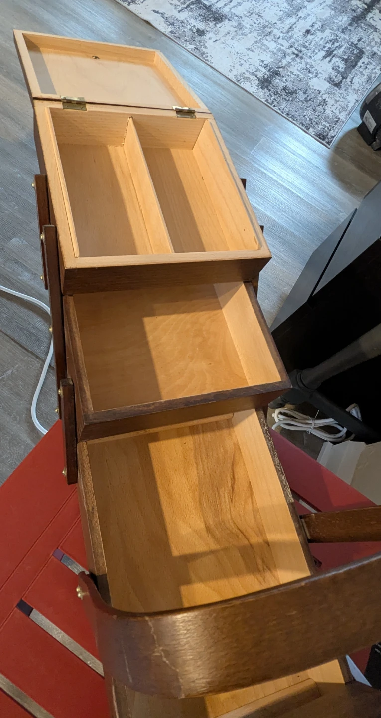 Wooden Sewing Box Organizer - photo 5