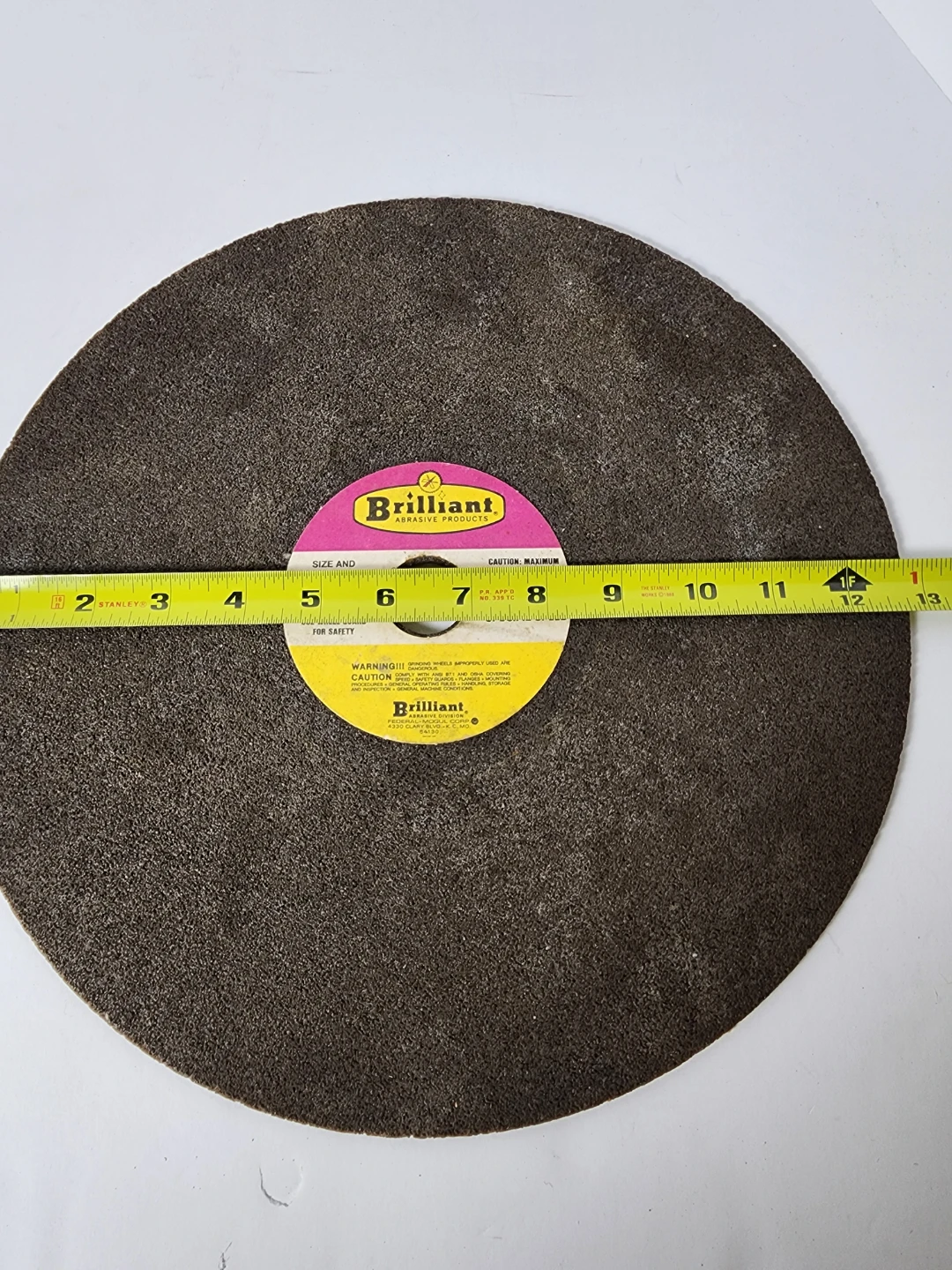 Brilliant Saftex 14" x 1/8" x 1" Abrasive Cutoff Wheel - photo 5