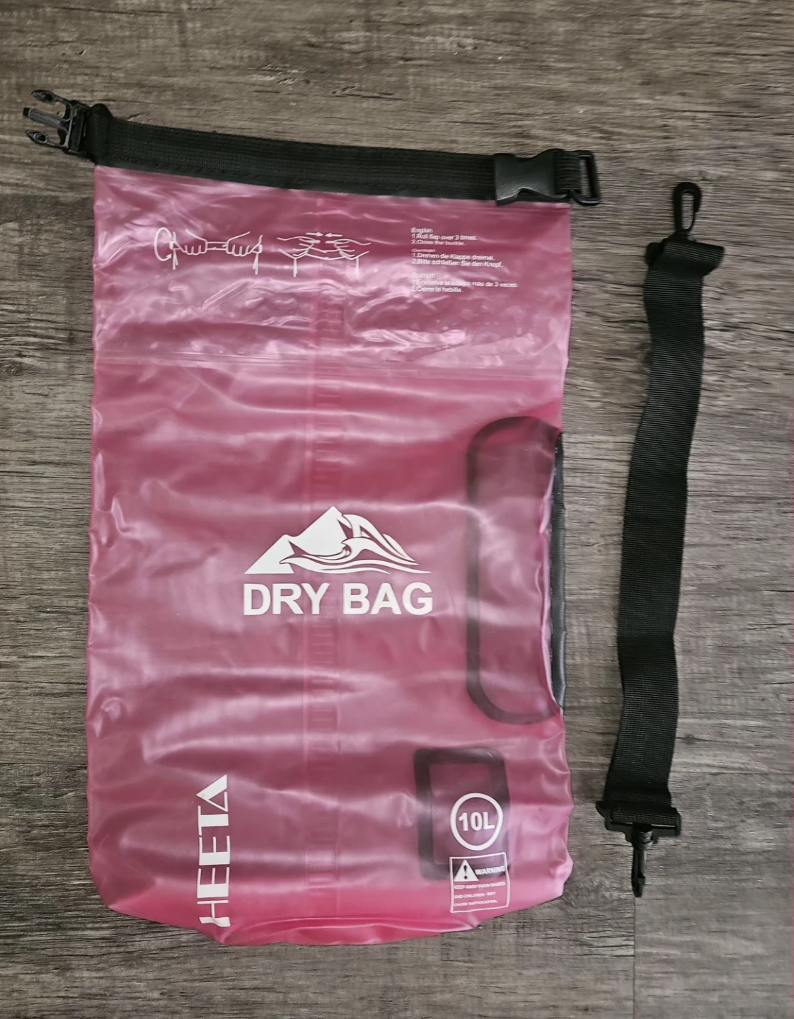 HEETA 10L Dry Bag - Pink