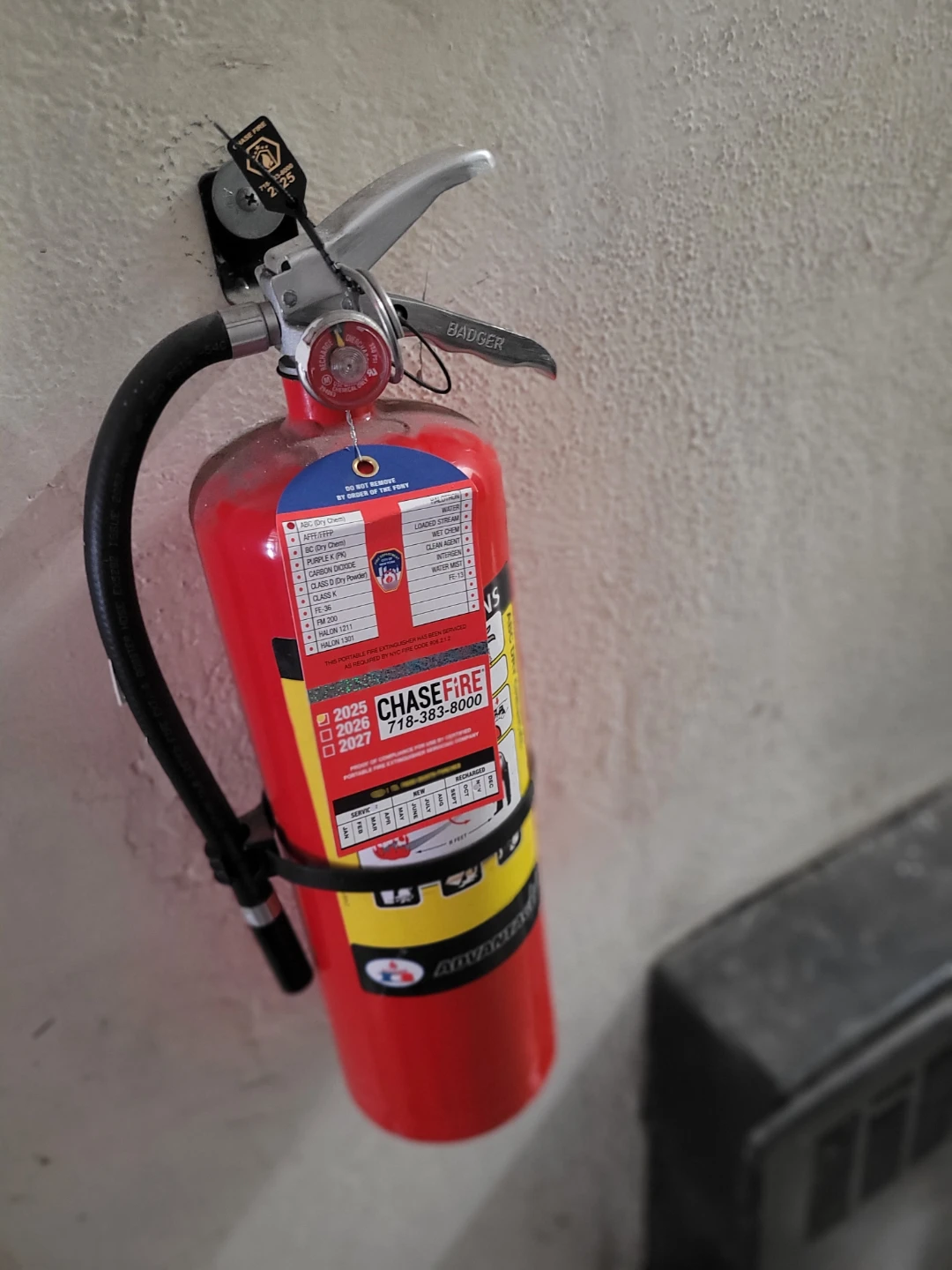 Badger ABC Dry Chemical Fire Extinguisher