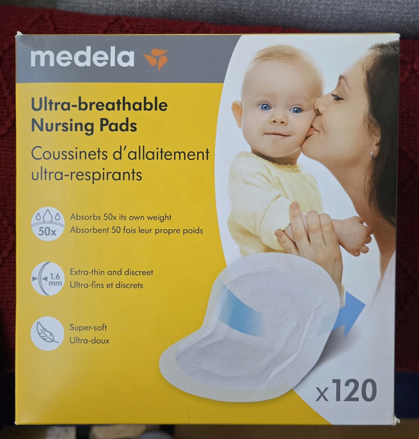 Medela Ultra-breathable Nursing Pads - 120 Count