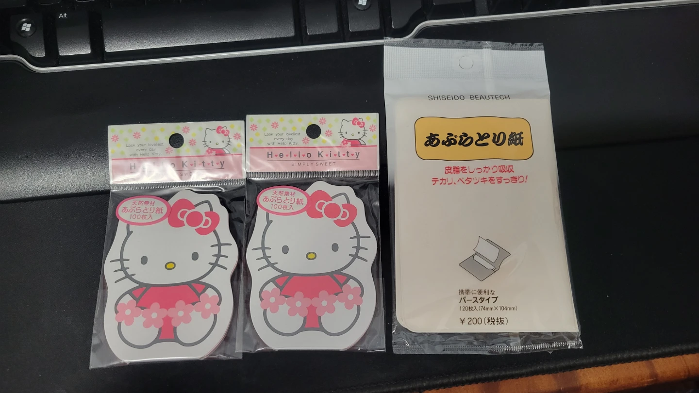 Sanrio Hello Kitty & SHISEIDO BEAUTECH Oil Blotting Sheets