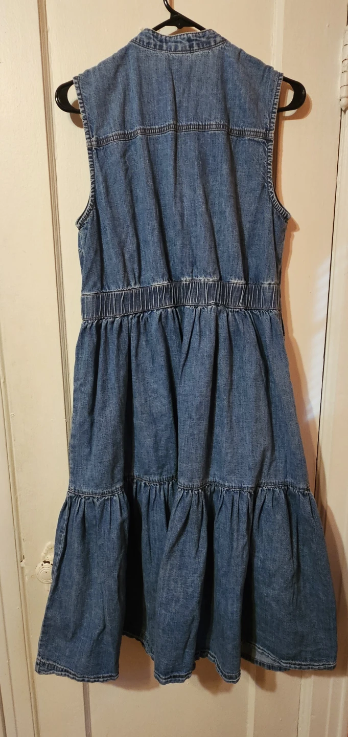 Women's long jean dress. - photo 3