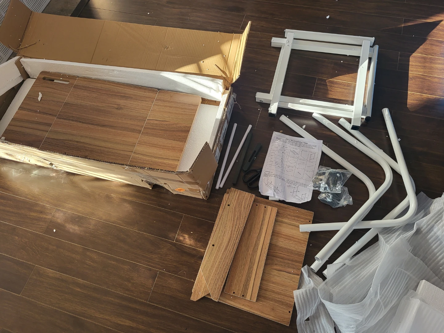 Overbed table desk (New in box) - photo 3