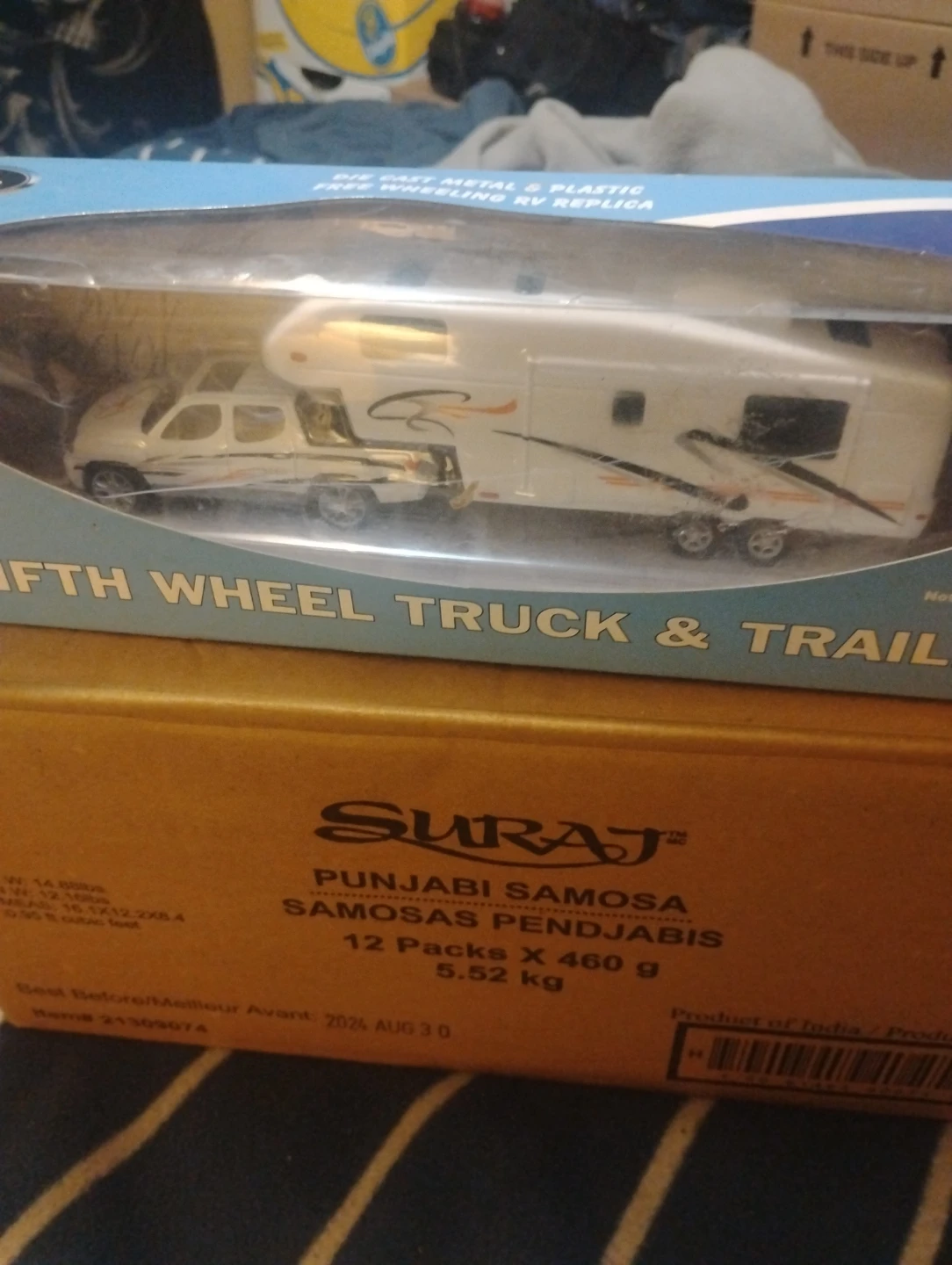 fifth wheel truck and trailer RV replica for sale