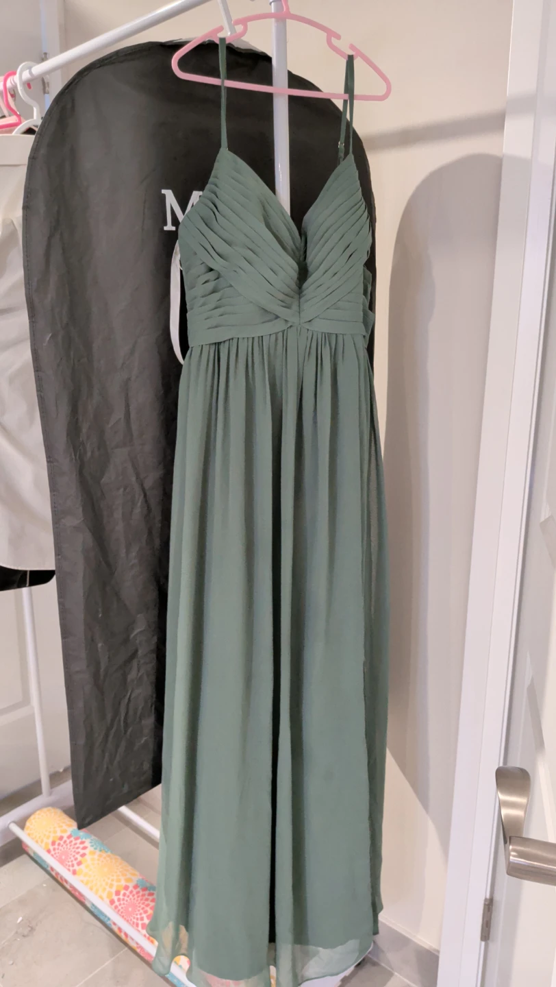 Alia Try-on Dress - Eucalyptus Chiffon