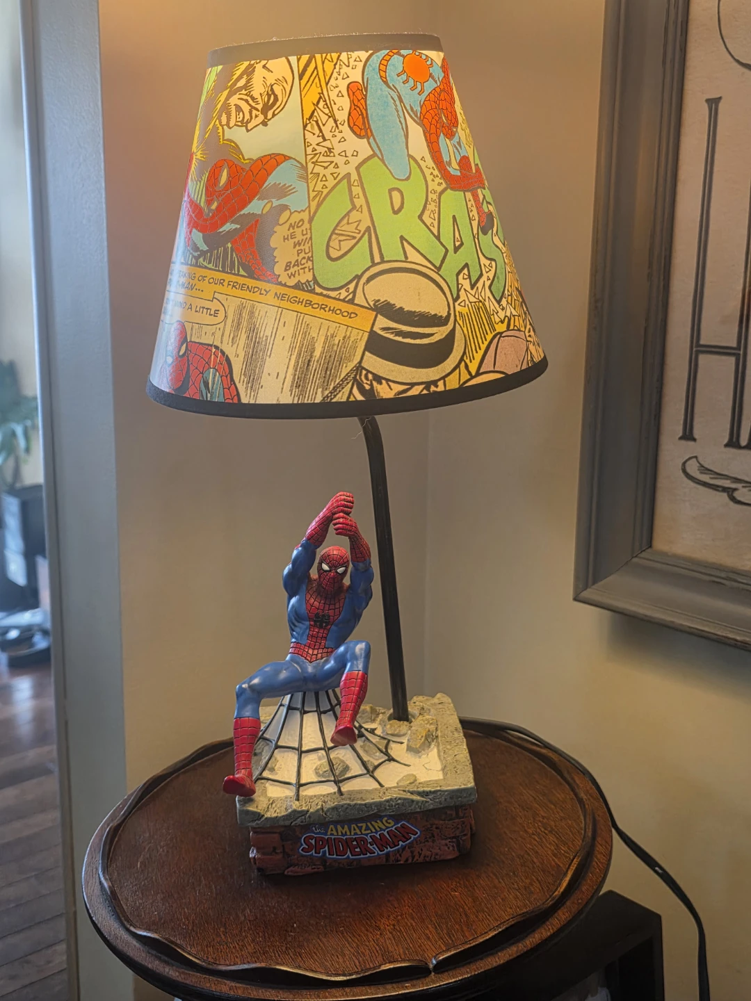 The Amazing Spider-Man Comic Lamp