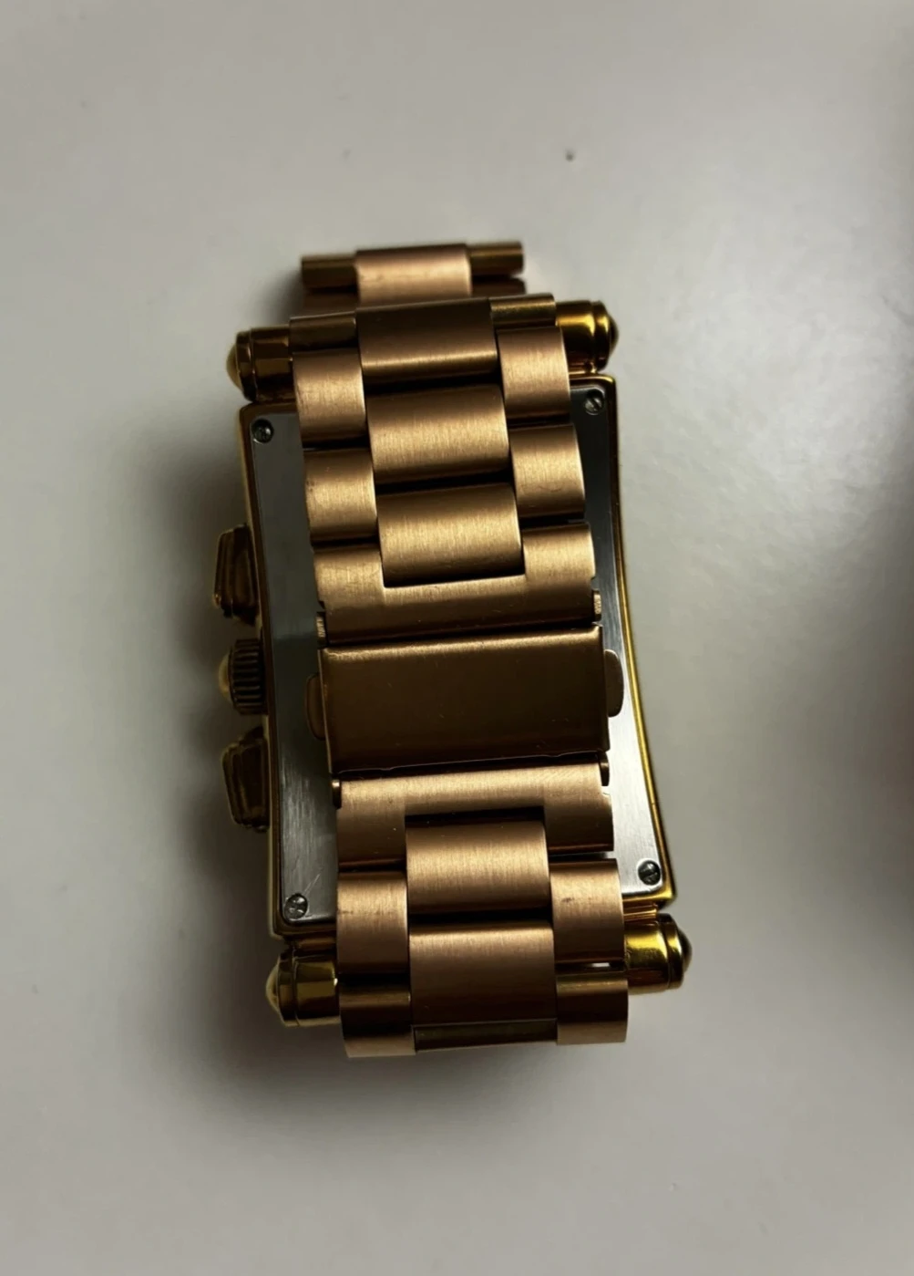 Romanson Chronograph Gold Tone Watch - photo 4