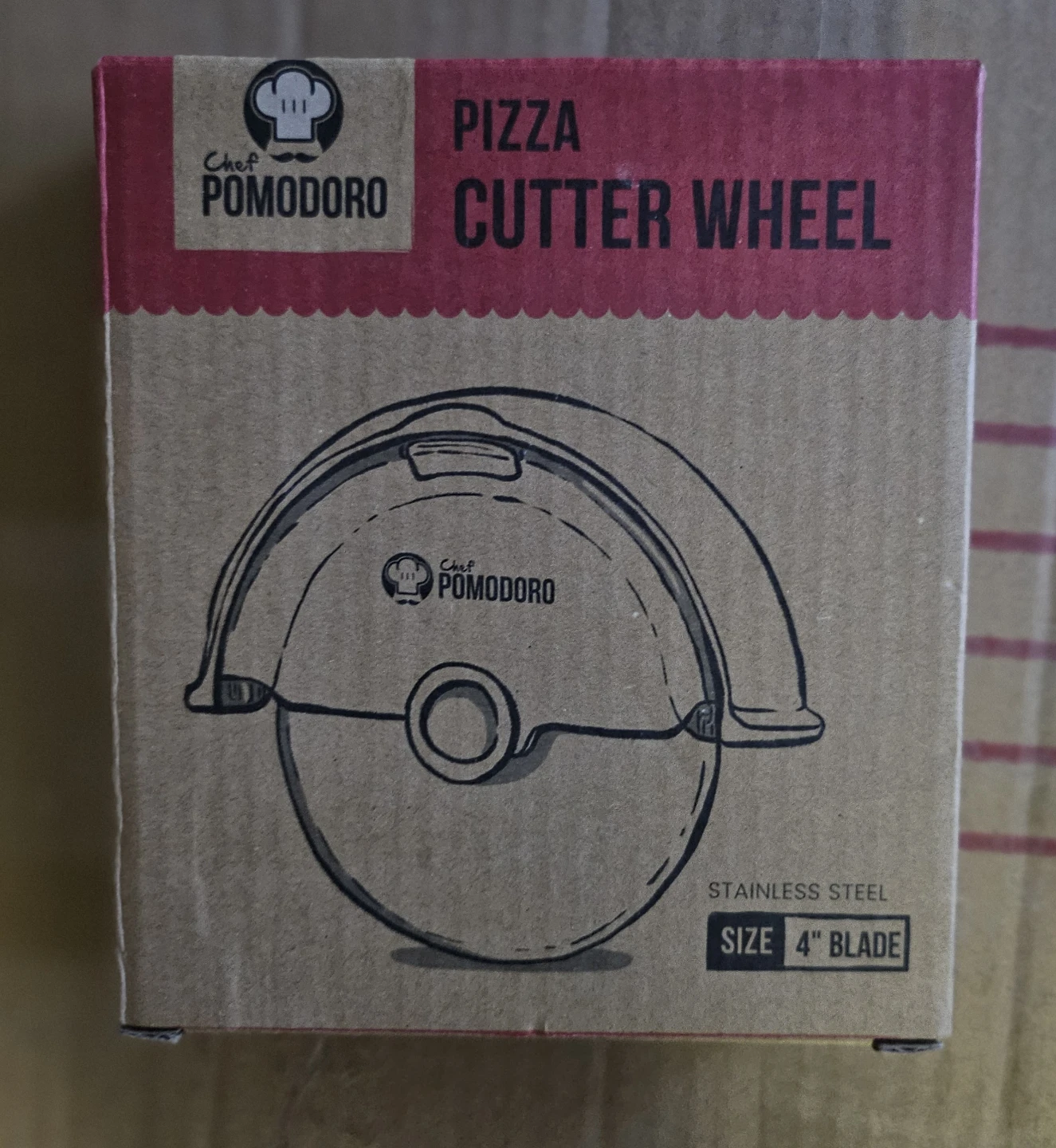 Chef Pomodoro Pizza Cutter Wheel - 4-Inch - photo 2
