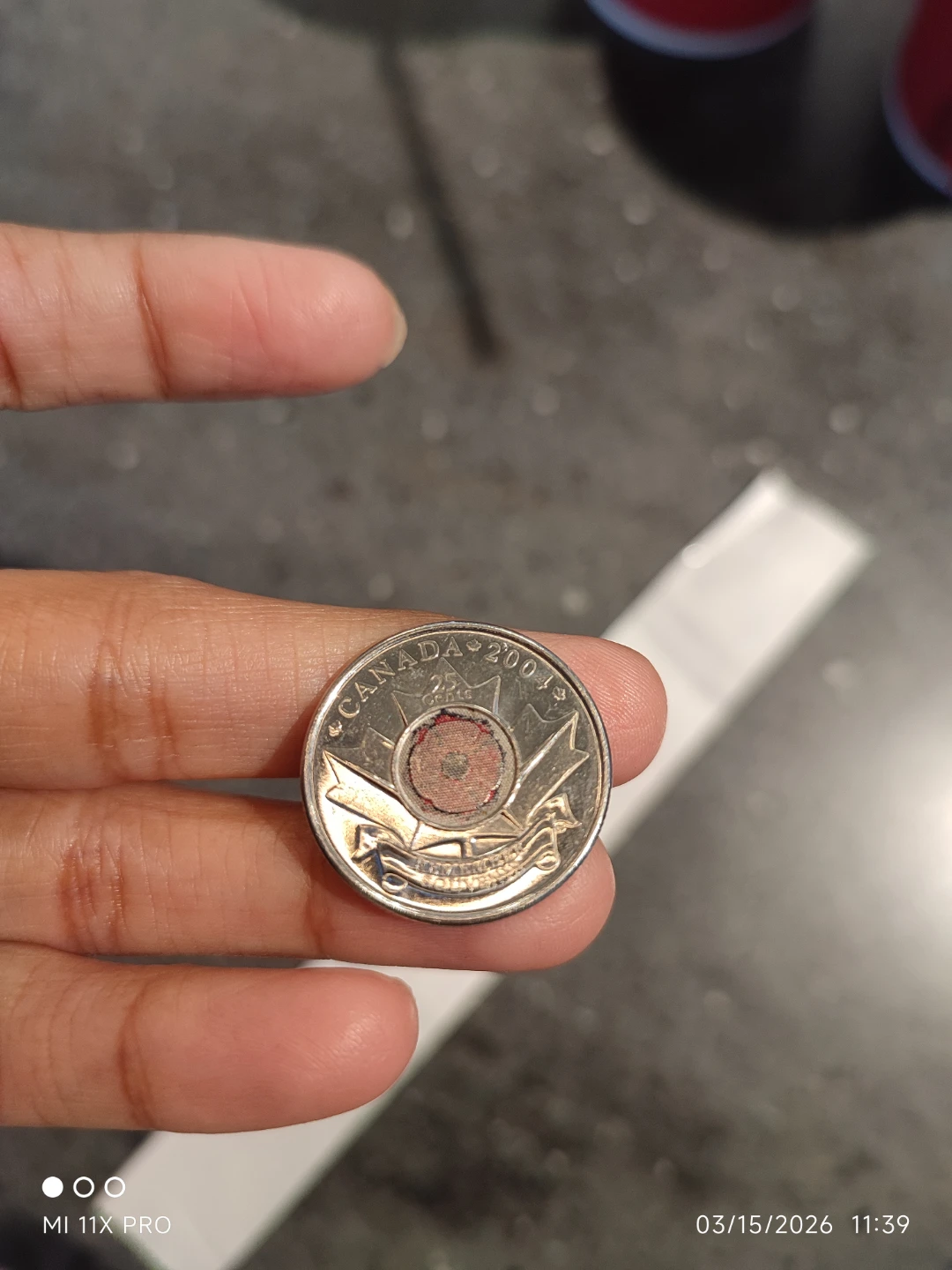 2004 Canada 25 Cents Coin