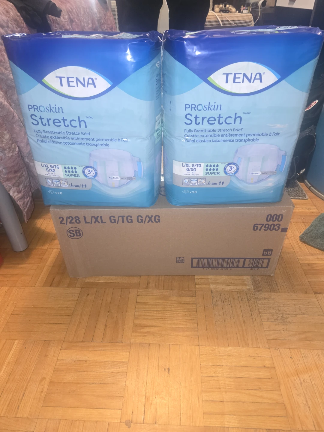 TENA ProSkin Stretch Briefs L/XL G/TG 2x28