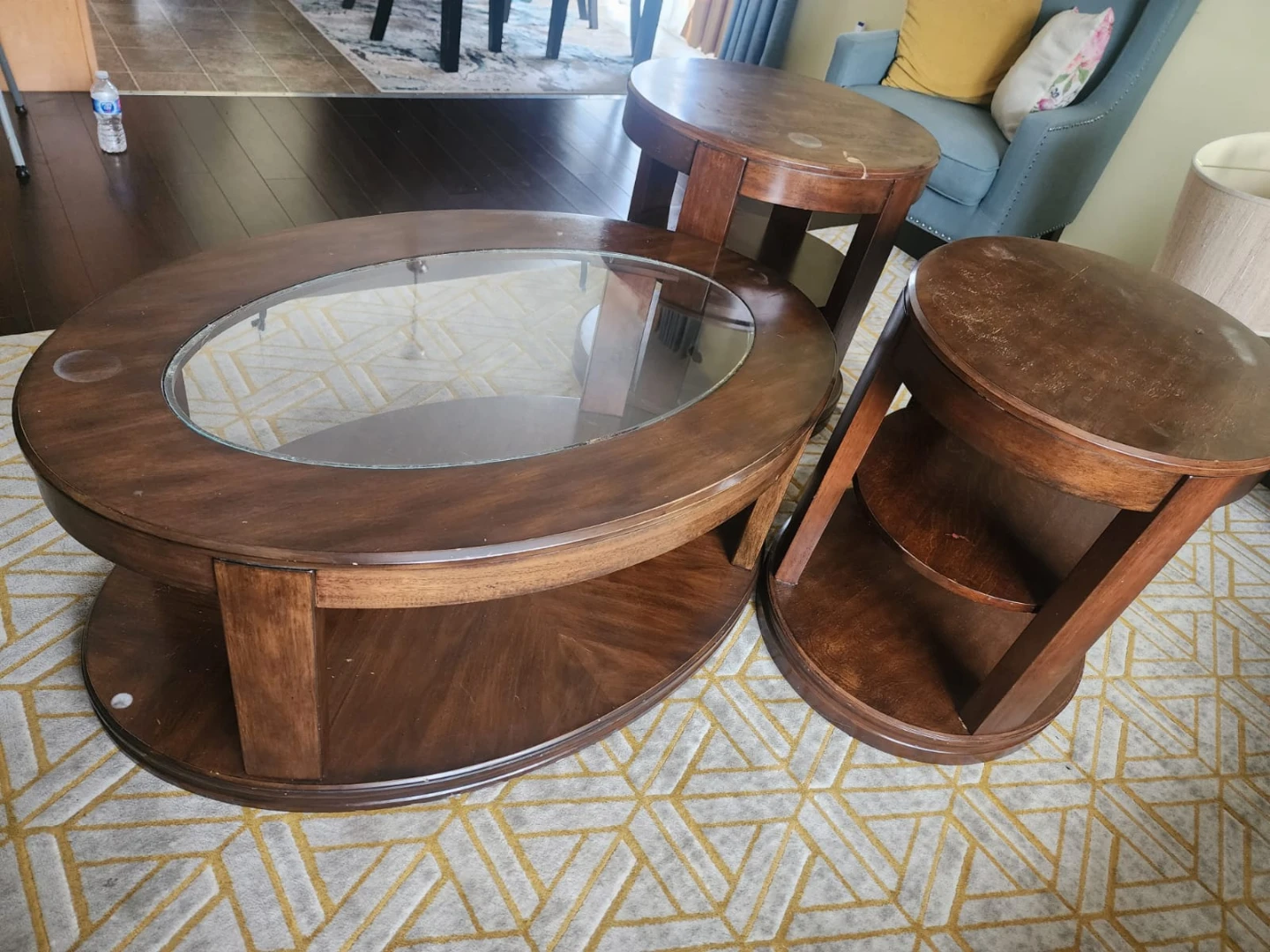 Coffee Table Set with 2 End Tables - photo 4
