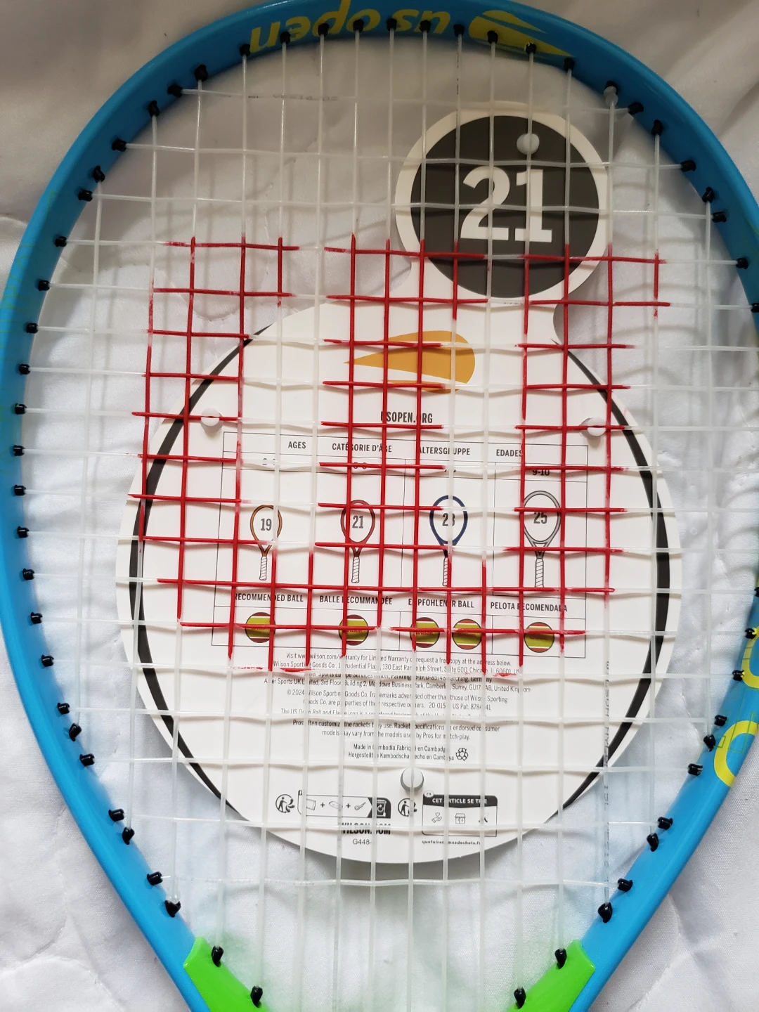 Wilson US Open 21" Junior Tennis Racket - photo 2