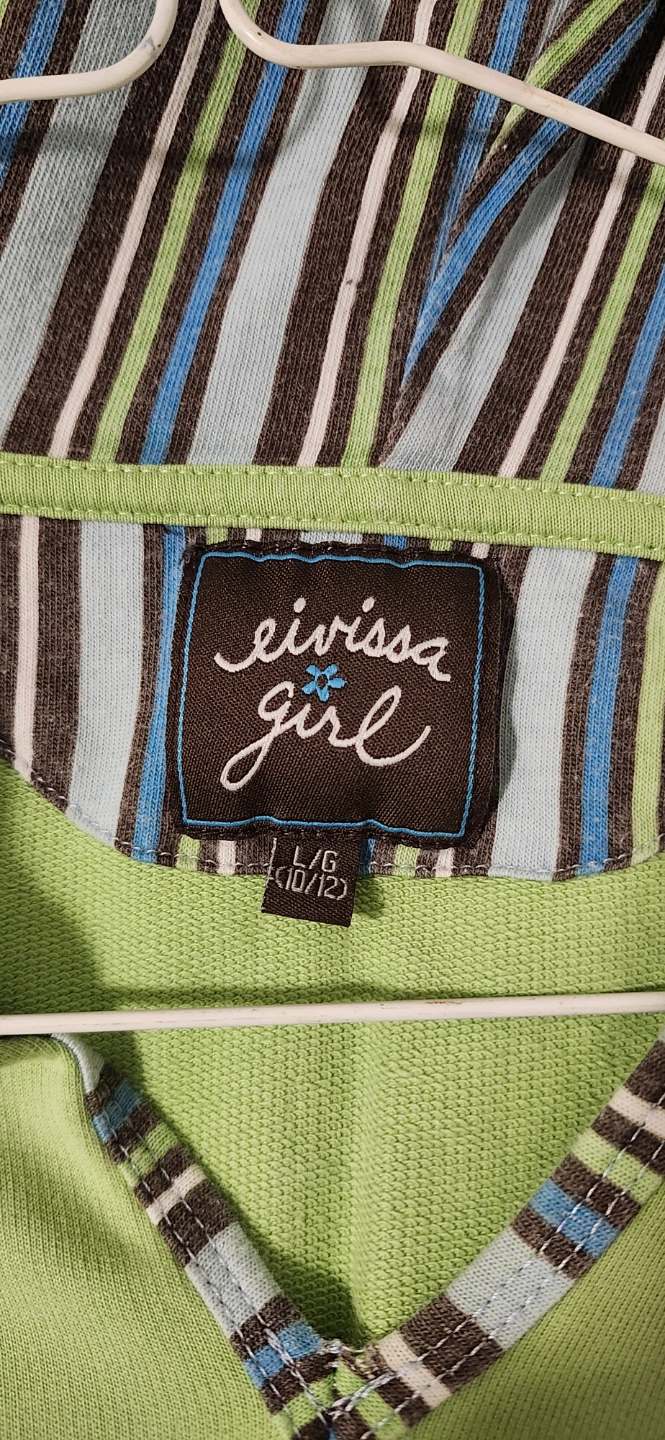 Eivissa Girl Lime Green Hoodie Size L/G (10/12) - photo 2