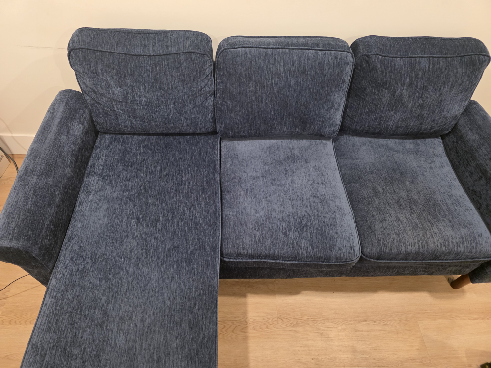 Blue Sectional Sofa - photo 4