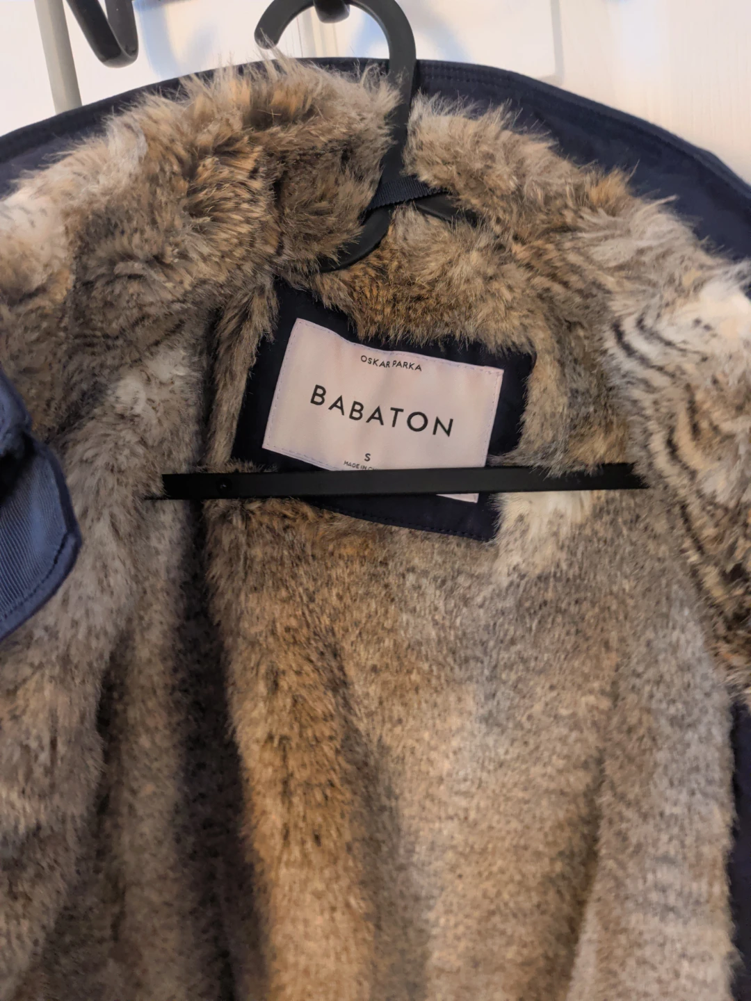 Babaton Oskar Parka - Navy, Size S - photo 4