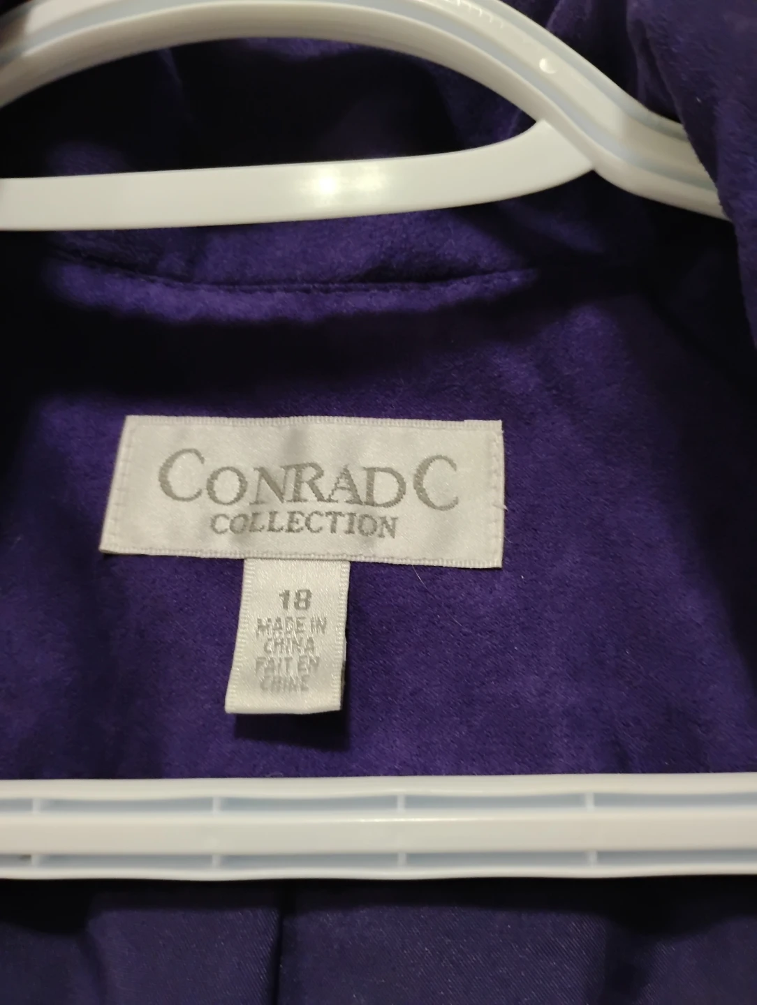 Conrad C Collection Purple Quilted Jacket - photo 2