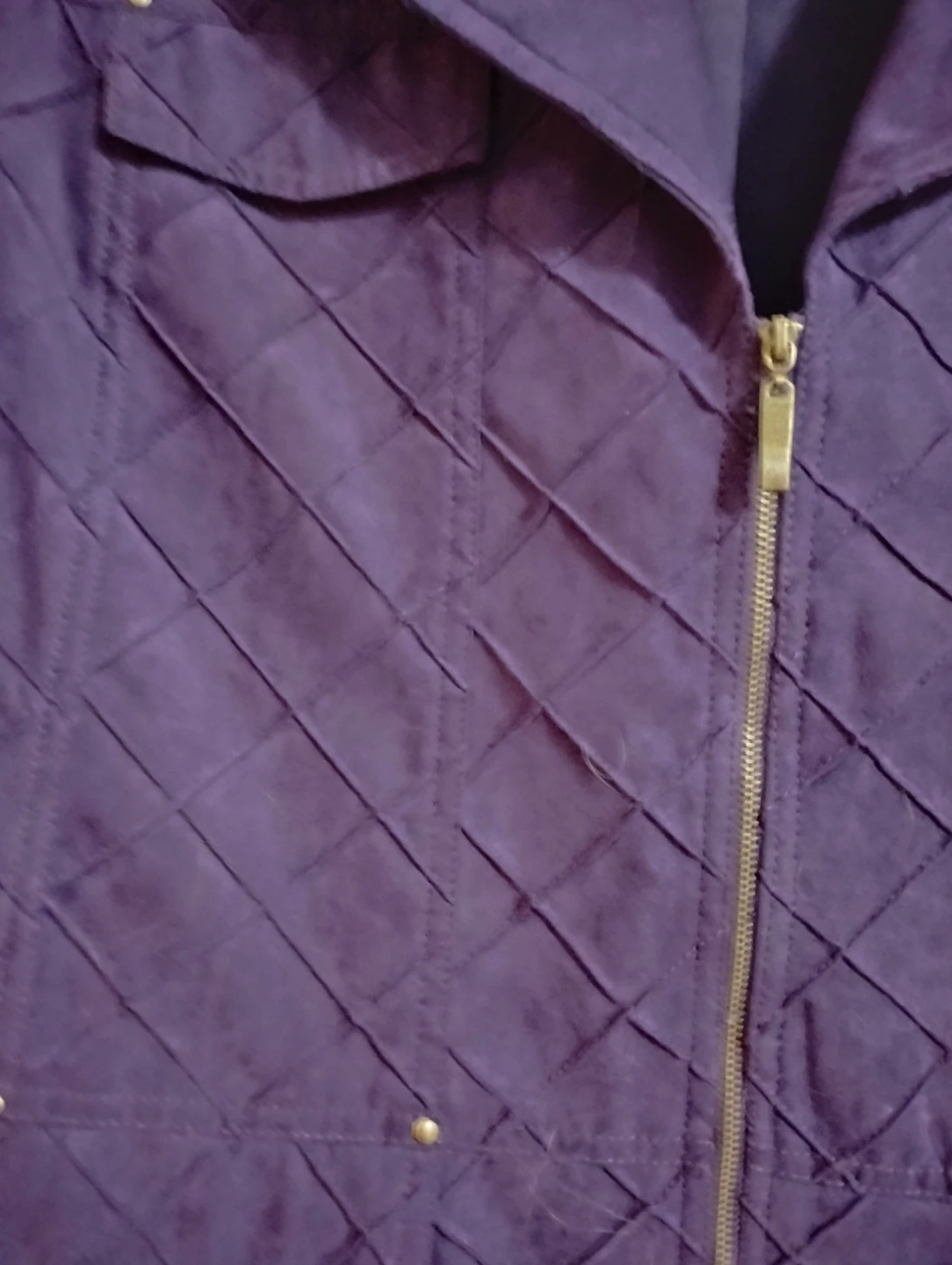 Conrad C Collection Purple Quilted Jacket - photo 4