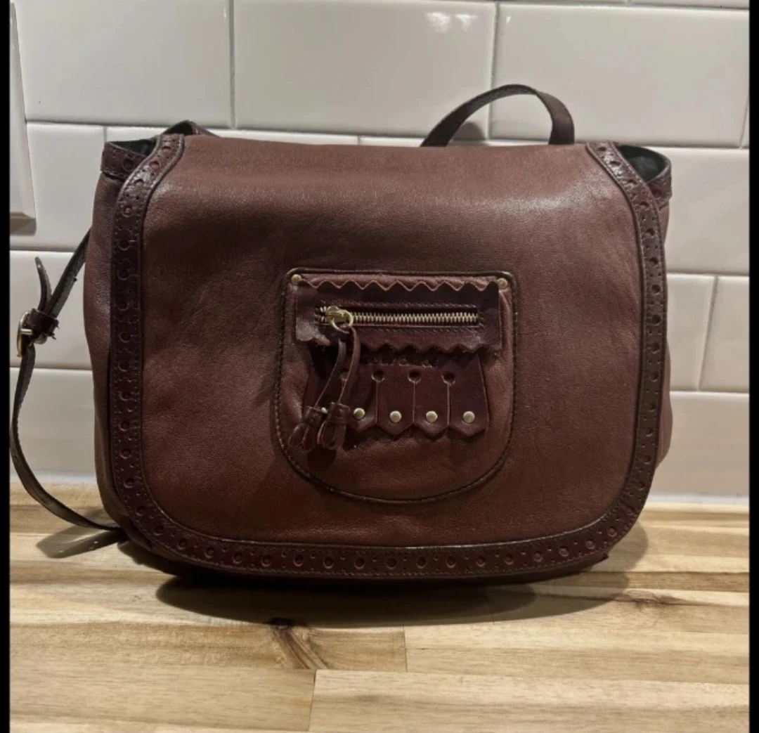 Chloé Leather Messenger Shoulder Bag