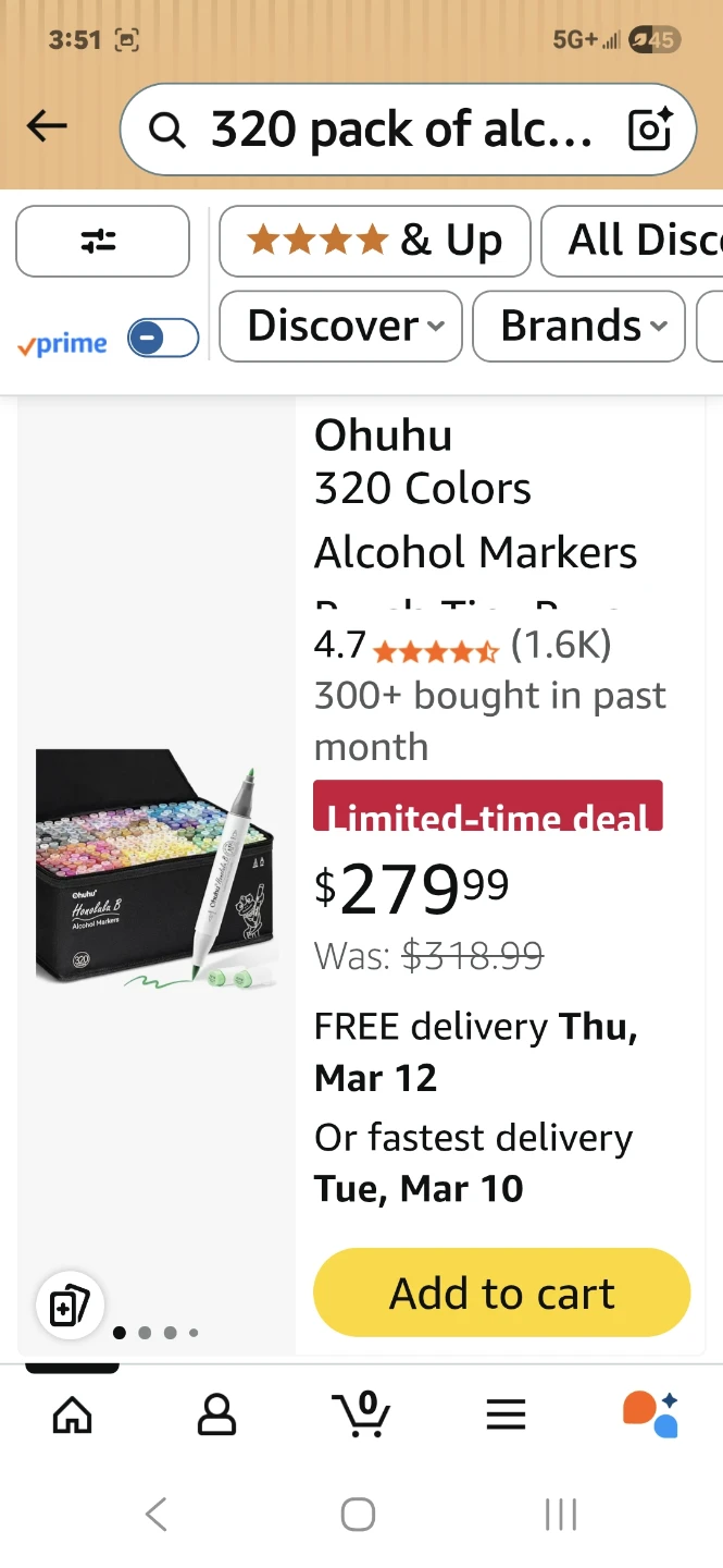 Ohuhu Honolulu B Alcohol Markers - 320 Colors - photo 2