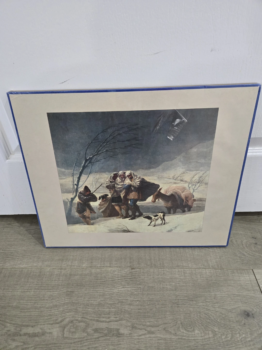 Vintage Winter Scene Art Print