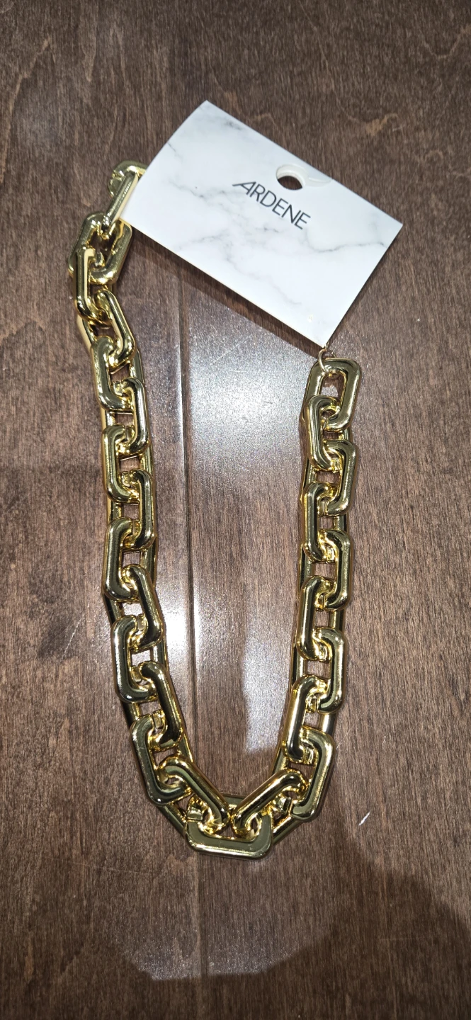 Ardene Gold Chunky Chain Necklace
