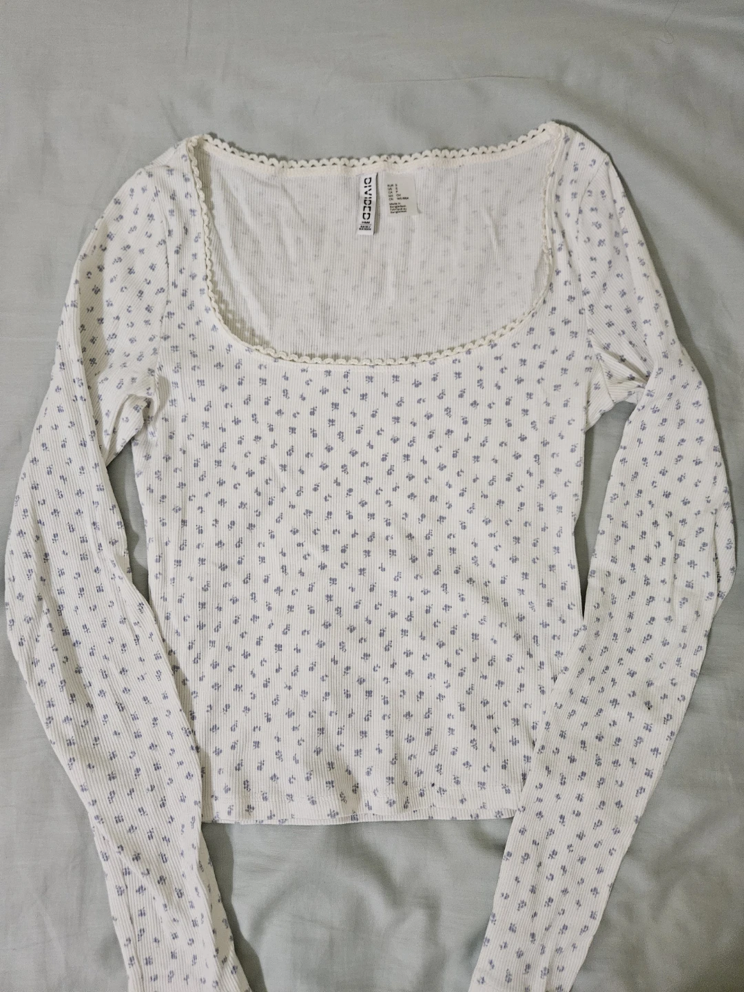 H&M Long Sleeve Floral Top