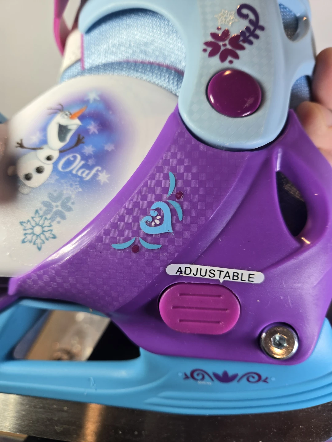 Kids toddlers frozen skates adjustable - photo 3